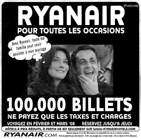 Ryan Air & Sarkozy