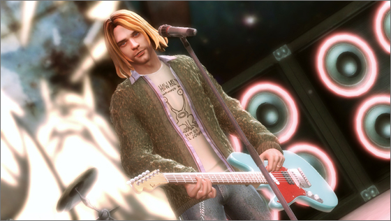 Kurt Cobain dans Guitar Hero 5