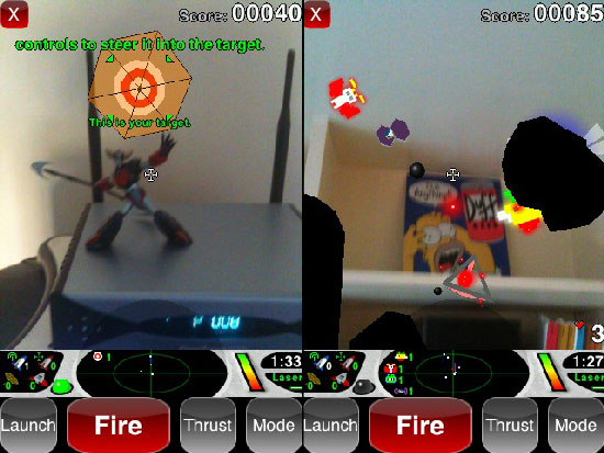 Space Invaders en réalité augmentée sur iPhone
