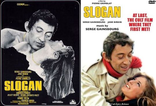 1969 - Affiche du film Slogan avec Serge Gainsbourg