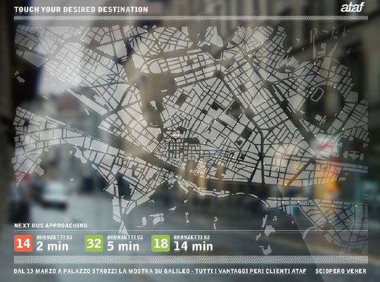 EyeStop - Abribus du Futur et carte interactive