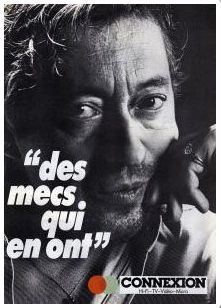 Serge Gainsbourg - années 80 - pub Connexion
